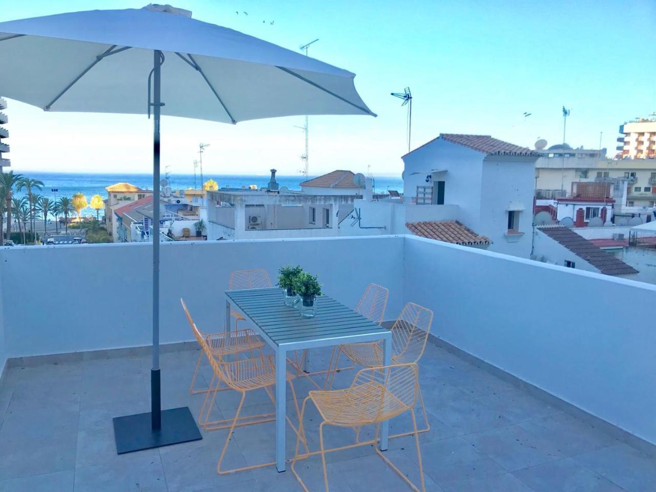 Appartement Lujoso Duplex En La Playa Con Vistas Al Mar à Torremolinos Extérieur photo